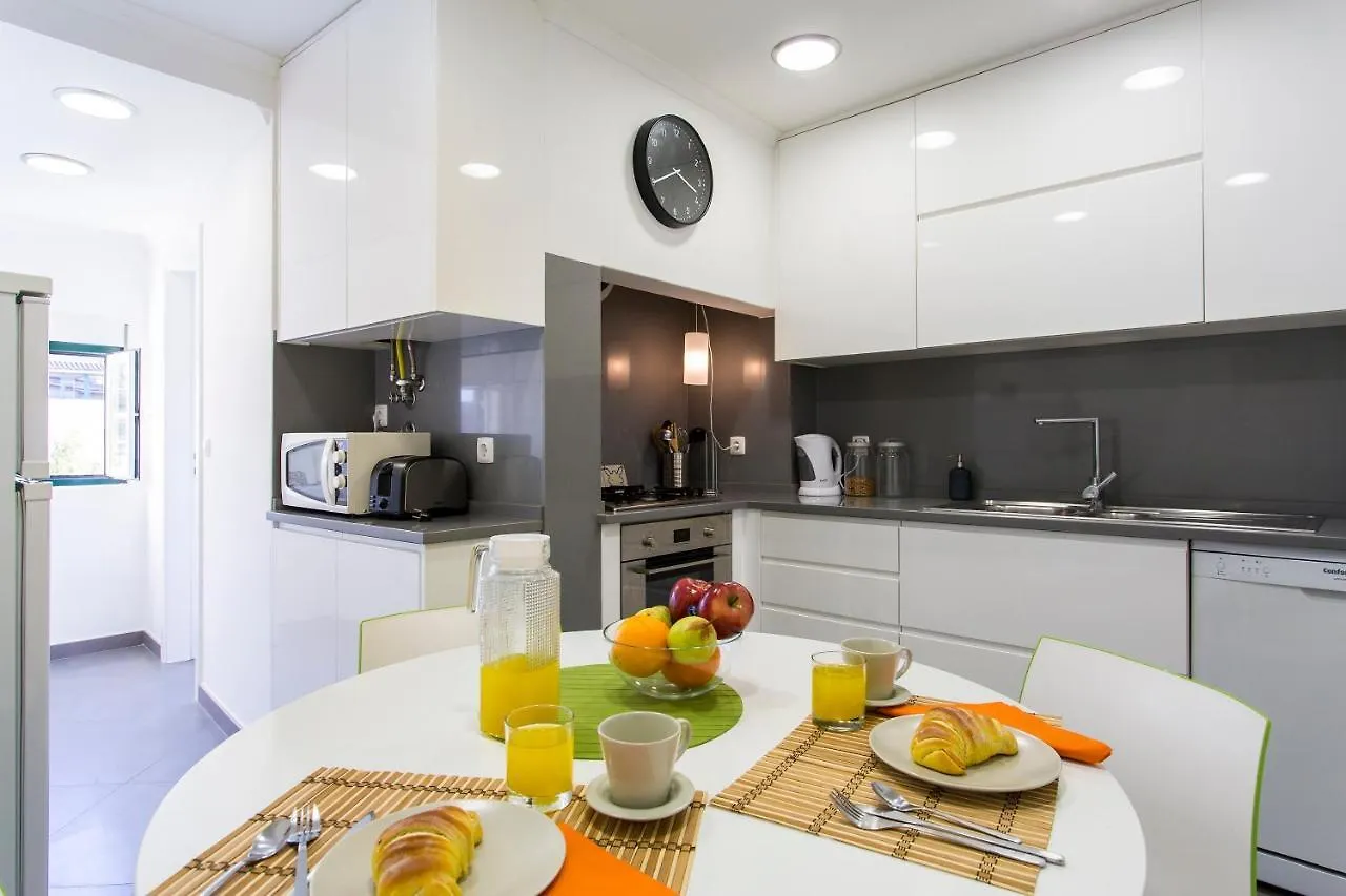 Altido Urban 1-Bed Flat With Workspace, Moments From Avenida Da Liberdade Lisboa 0*,