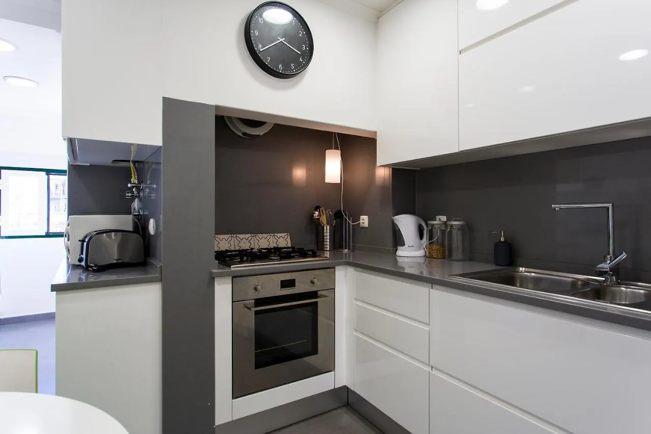 Altido Urban 1-Bed Flat With Workspace, Moments From Avenida Da Liberdade Lisboa 0*,  Portugalsko